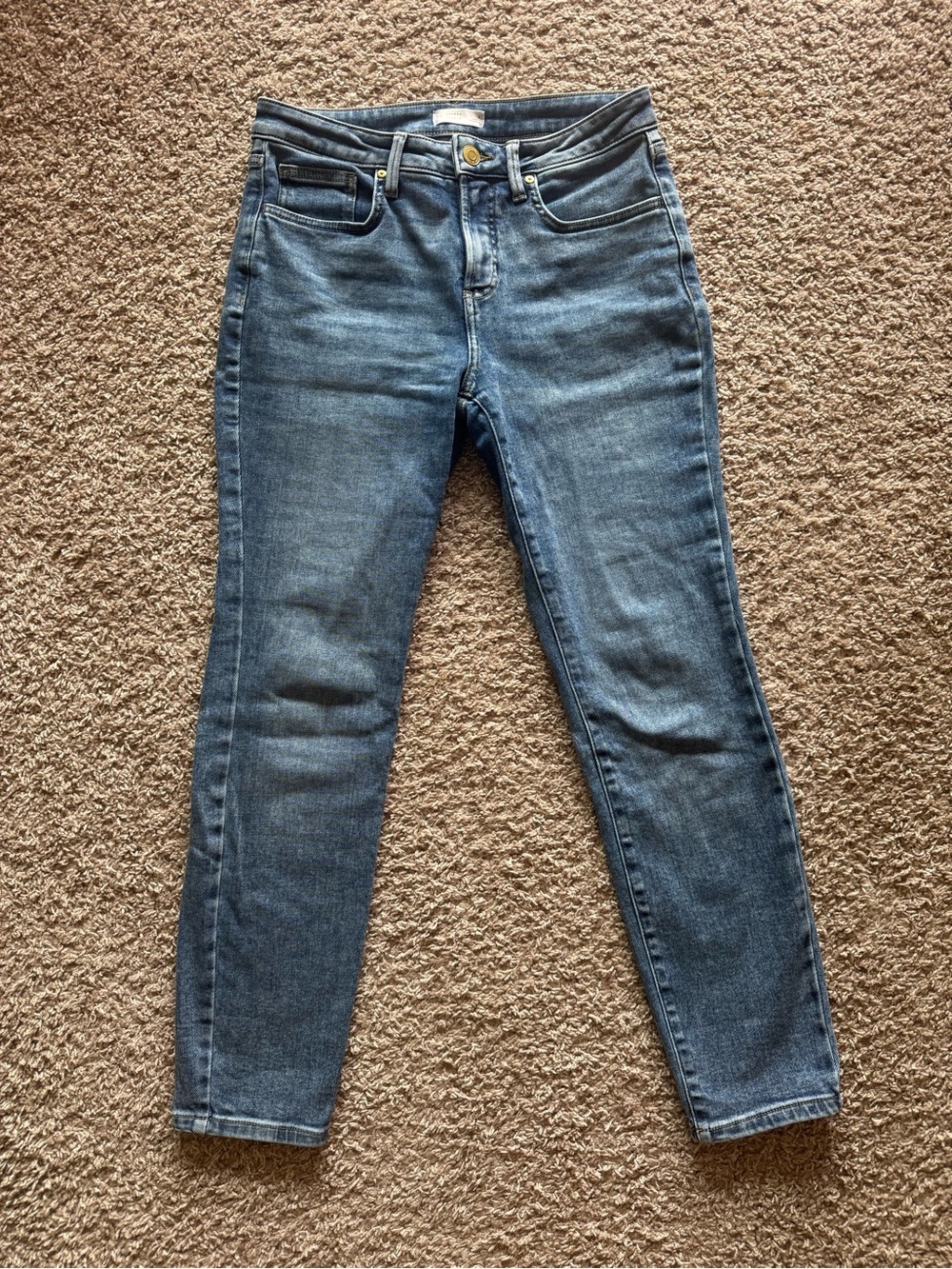 LC Lauren Conrad Dark Wash Skinny Jeans - Blue